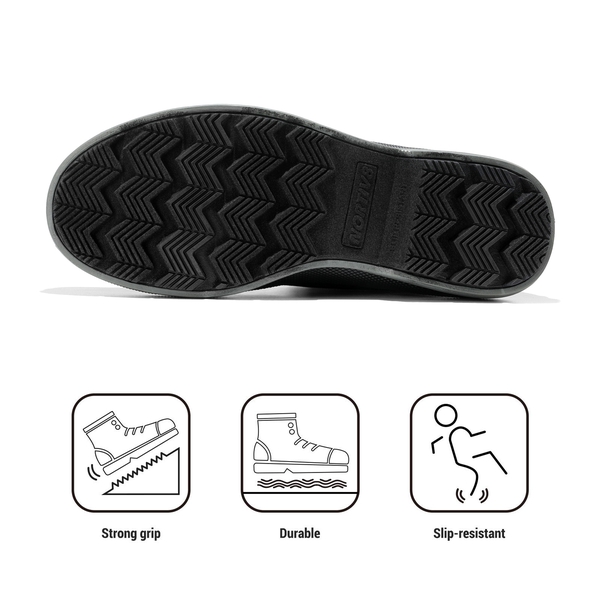 Men's Waterproof Insulated Snow Boots【Wide Fit】 - GREY-BLACK - 2