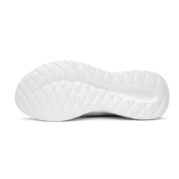 [ActiveCity] Men's Comfortable Leather Walking Sneakers - WHITE - 3