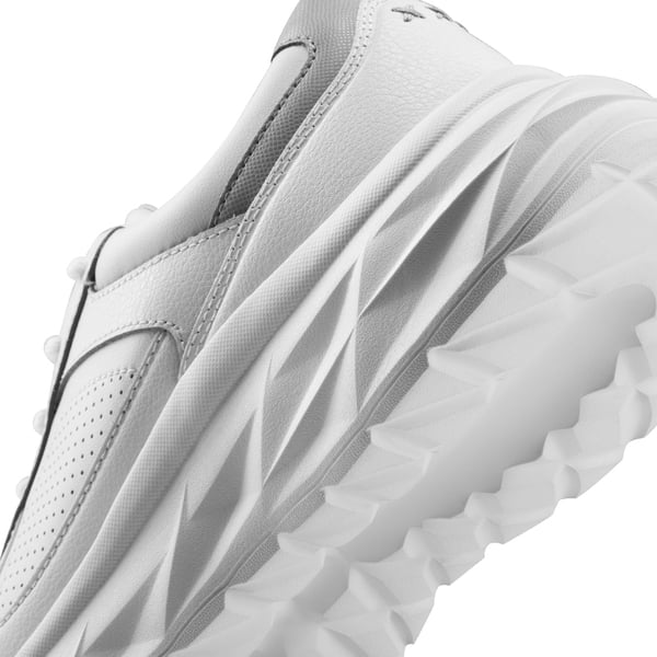 [ActiveCity] Men's Comfortable Leather Walking Sneakers - WHITE - 1