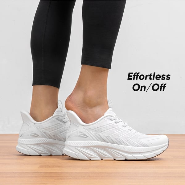 [ALLSWIFIT 2.0] Women's Comfortable Walking Sneakers - WHITE - 6