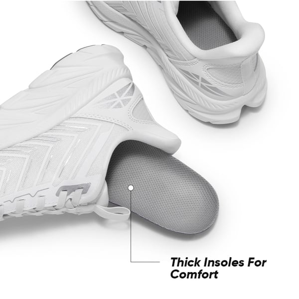 [ALLSWIFIT 2.0] Women's Comfortable Walking Sneakers - WHITE - 2