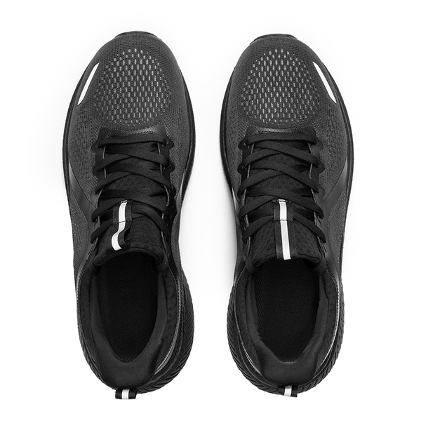  [DreamLife] Men's Lightweight Mesh Lifestyle Sneakers - ALL BLACK - 1