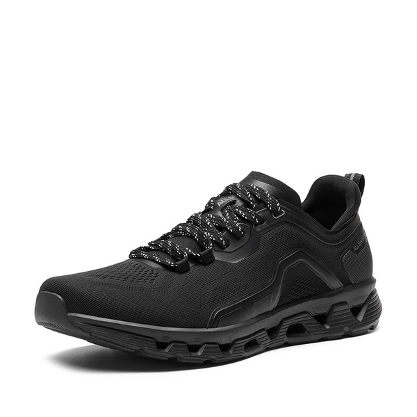 Men's Non-Slip Athleisure Sneakers - ALL BLACK -  0