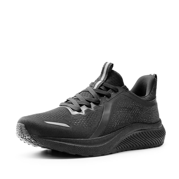  [DreamLife] Men's Lightweight Mesh Lifestyle Sneakers - ALL BLACK -  0