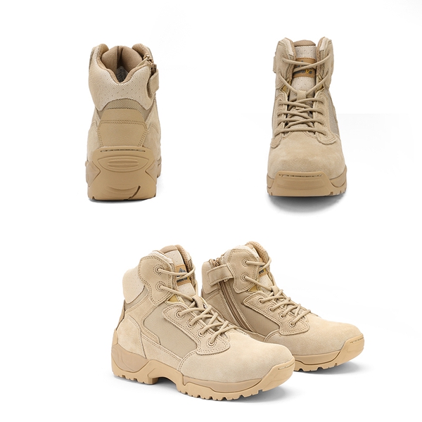 Men's Non-Slip Tactical Desert Boots - SAND - 2