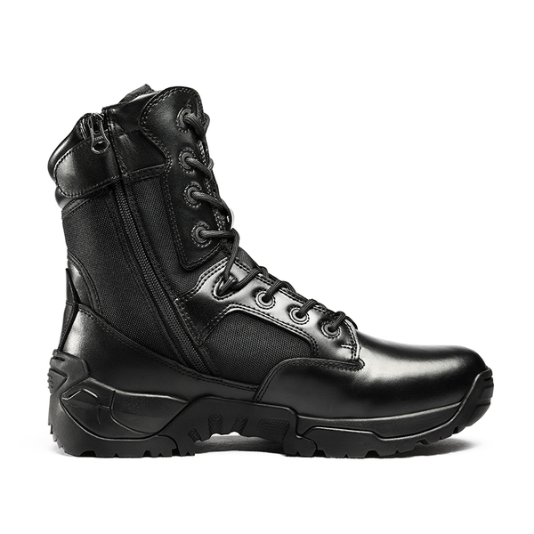 Men's Cap-Toe Tactical Research Work Boots - BLACK - 1