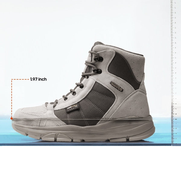 Men's Cordura Lightweight Military Work Boots - GREY - 2