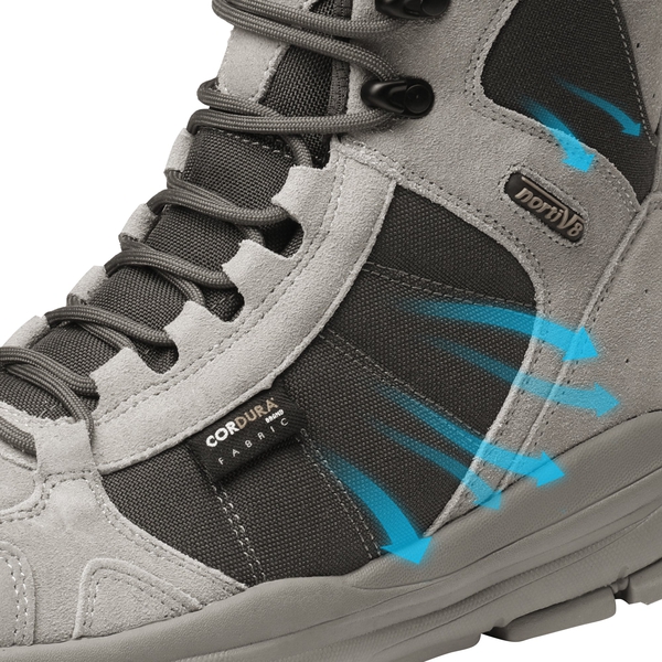 Men's Cordura Lightweight Military Work Boots - GREY - 3