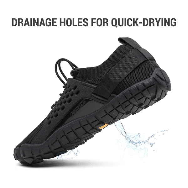 Women's Lightweight Quick-Drying Water Shoes - BLACK - 3
