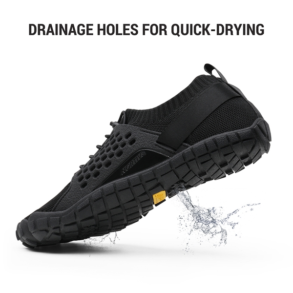 Men's Breathable Quick-Dry Water Shoes - BLACK - 3